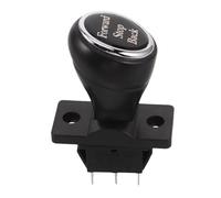 BESPORTBLE Interrupteur de Rechange pour Voiture Électrique Tige de Poussée Noire Trous de Fixation Sélecteur de Vitesse/Arrière pour Auto-Tamponneuse Pièce Joystick Compatible Jeux