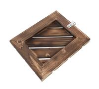 BESPORTBLE Jardinière Murale Planche en Bois De Style Ferme 25 X 30 Cm pour Orchidées Et Fougères Corne De Cerf - Support pour Décoration Murale D'Intérieur