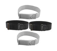 BESPORTBLE Jarretières Pour Chemises Antidérapantes Unisexe, Brassards Élastiques En Tissu Extensible, Maintien Confortable Pour Hommes Et Femmes, Usage Quotidien, Pack 2 Paires Noir Et Blanc