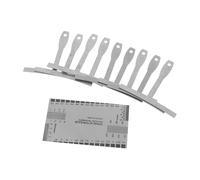 BESPORTBLE Jauge de Rayon Sous-corde pour Guitare et Basse Jeu de Règles de Mesure Précises pour Action des Cordes Outils Entretien Luthier Accessoire Guitariste Pratique