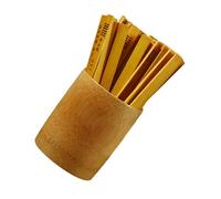 BESPORTBLE Jeu de Bâtons de Divination Bambou et Portable Ensemble Chinois Hexagrammes avec Seau Accessoire Traditionnel pour Divination et Enseignement Jing