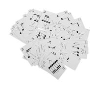 BESPORTBLE Jeu De Cartes Rythmiques Musicales pour Entraînement Aux Notes Éducation Musicale Ensemble Exercices De Théorie pour Débutant