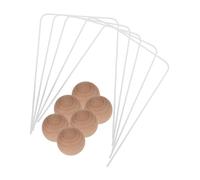 BESPORTBLE Jeu de Croquet pour Garçon Fille Bois avec Balles et Guichets Métalliques Kit Extérieur Léger et Démontable pour Jardin Loisirs Familiaux et Développement Moteur