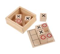 BESPORTBLE Jeu De Dames en Bois Portable pour Garçon Et Filles Et Adultes Format Compact Jeu De Société Éducatif Familial Activité Ludique D'intérieur Coffret Bois Inclus