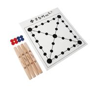 BESPORTBLE Jeu de Société Traditionnel en Bois pour Famille et Événements Jeu de Plein Air Activités Scolaires et Célébrations Célébrations
