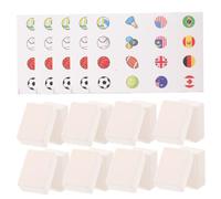 BESPORTBLE Jeu de Tuiles Mahjong Plastique Ensemble de Blocs de Jeu de pour Garçon Fille Activité Amusante Famille et Entre