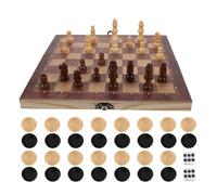 BESPORTBLE Jeu Échecs Bois Pliable Éducatif Intelligence pour Garçon Fille Plateau et Sûr pour Apprentissage Ludique