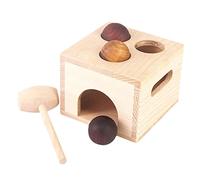 BESPORTBLE Jeu Éducatif Bois avec Marteau pour Garçon Fille Coffret Classique Montessori de Coordination Motrice et Concentration Cadeau Déveil pour Garçon et Fille