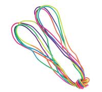 BESPORTBLE Jeu Élastique de Saut Chinois avec Sac de Rangement Bande Élastique Colorée Haute Élasticité pour Garçon Fille Activité Extérieure Multi Joueurs Favorise Couleur Couleur Aléatoire