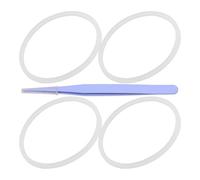BESPORTBLE Joint D’étanchéité en Silicone Blanc pour Bouteille 16 à 20 | Kit de Remplacement, Pose et Retrait Faciles, avec Pince Incluse, pour Couvercles de Gobelets