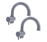 BESPORTBLE Jouet De Robinet D'évier De Cuisine 2 Pièces : Jeu De Simulation pour Enfants, Faux Robinets d'eau en Plastique, Accessoires De Jeu De Rôle pour Enfants, Utilisation