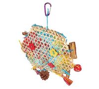 BESPORTBLE Jouet Déchirant pour Perroquet Jouet à Morser Perroquet à Suspendre Jouet Oiseau Drôle Jouet en Papier Oiseau Jouet à Mâcher pour Oiseau Jouet D'oiseau Tissage De Bambou