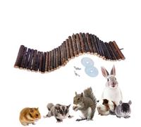 BESPORTBLE Jouet en Bois pour Hamster Jouet à mâcher Jouets à mâcher pour Hamsters Jouets pour Hamsters Pont Suspendu Fournitures pour Petits Animaux Bambou