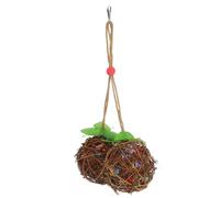 BESPORTBLE Jouet Perroquet Jouet Perruche en quête de Nourriture Jouet déchiqueteuse Cage Perroquet Jouets pour perruches Jouet de Cage d'oiseaux d'amour Jouet à mâcher aras Fil de Papier