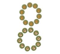 BESPORTBLE Jouets 20pcs Biscuits Dherbe pour Animaux De Compagnie Hollandais pour Chinchillas Hamsters Friandises À Mâcher Sûres Et Savoureuses