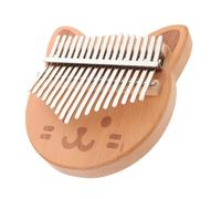 BESPORTBLE Kalimba pour Débutants Touches Bois Durable Instrument Musical Portable Facile à Jouer Piano à Doigts Compact pour Garçon Fille et Adultes Design Élégant et Sonore Clair