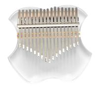 BESPORTBLE Kalimba Touches Transparent Portable Piano à Pouce Facile à Instrument Musical Pratique pour Débutants et Avancés et Finition Soignée