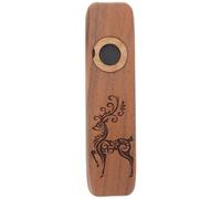 BESPORTBLE Kazoo en Bois de Noyer Professionnel, Instrument à Vent Musical Membrane Sonore, Flûte Kazoo pour Garçon et Filles et Débutants, Éducatif pour Éveil Musical et Pratique la Maison