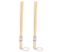 BESPORTBLE Kit 2 Bâtons de Massage en Bambou Professionnel pour Dos, Prise Confortable et Matériau Naturel, Outil Anti-stress pour Relaxation et Bien-