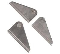 BESPORTBLE Kit 3 Charnières INOX et Plastique pour Porte Congélateur Coffre Charnière de Remplacement 28 MM Accessoires Réparation Réfrigérateur Commercial Ouverture Fluide Usage