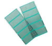 BESPORTBLE Kit de 10 Cartes PCB Double Face 3x7 2,54 Mm en Époxy Fibre de Verre, Plaque D'essai Soudable pour Électronique, Bricolage et Projets DIY, Étudiants et Techniciens
