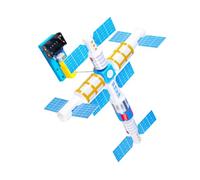 BESPORTBLE Kit de Construction de Maquette de Satellite Artificiel pour Garçon Fille Projet Scientifique Soi-même Modèle de Navette Spatiale à Monter