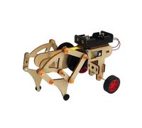 BESPORTBLE Kit de Construction Robot Éducatif Bois Naturel Matériau Sûr et Écologique DIY Stem pour Garçon Fille Set Expérimentation Scientifique sans Batterie Développement Pensée et