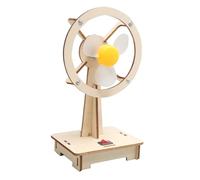 BESPORTBLE Kit de Construction Ventilateur Électrique Bois DIY pour Garçon Fille Éducatif Manuel Dassemblage Outil Dapprentissage Scientifique pour Projets Scolaires et Activités Stem
