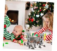BESPORTBLE Kit de Figurines Militaires Jeu de Soldats Créatifs pour Garçon Fille Modèles de Chevaux de et Chars de Guerre Ensemble pour Jeu de Guerre et Activités Educatives