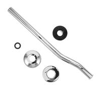 BESPORTBLE Kit de Joint D'urinoir en Acier Inoxydable 30cm, Anti-fuite | Raccord D’arrivée, Installation Facile, Compatible Urinoir Mural, Joint en Caoutchouc, Usage Sanitaire