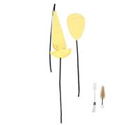BESPORTBLE Kit de Nettoyage pour Saxophone Soprano et Ténor Écouvillon, Chiffon en Microfibre Double Couche et Brosse D'embouchure pour Absorption Rapide et Entretien
