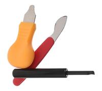 BESPORTBLE Kit de Réparation de Montres Professionnel 3 Pièces Outil Manuel D’Ouverture de Fond de Montre en Acier Haute Dureté Ensemble D’Outils Polyvalent pour Horlogers Adapté à