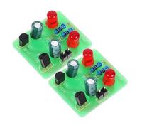 BESPORTBLE Kit de Soudure LED Bistable 2 Sets avec Multi-oscillateurs Clignotants pour Apprentissage Pratique Soudure sur Planche D'entraînement, pour Écoles et Projets DIY Éducatifs