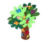 BESPORTBLE Kit DIY Arbre Feutre pour Tout-Petits Jeu Éducatif Montessori de Reconnaissance des Activité Manuelle et Facile à Assembler