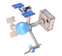 BESPORTBLE Kit Éducatif de Modèles de Satellites DIY Expériences Scientifiques pour Construction Engagé Matériel Pédagogique pour Développer Intelligence Créativité