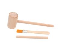 BESPORTBLE Kit Excavation Garçon Fille avec Marteau Bois Ciseau et Pinceau de Fouille Archéologique pour Creuser et Fossiles Éducatif pour Garçons et Filles