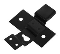 BESPORTBLE Kit Fixation Murale pour Enceinte Surround Bibliothèque en Fer Robuste Crochet Support Plafond Suspendre Audio Plaque Métallique Compacte pour Montage Mural Installation Rapide