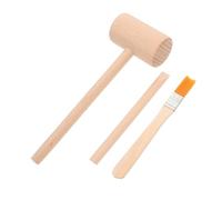 BESPORTBLE Kit Fouille Garçon Fille Bois Marteau et Pinceau pour Jeu Darchéologie Développement Coordination Main Œil et Créativité Anniversaire Noël Halloween