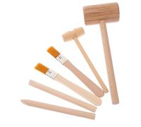BESPORTBLE Kit Outils Excavation Bois pour Garçon Fille Marteaux et Brosses Jeu Éducatif pour Garçons et Filles Ans Développement Motricité Fine et Créativité Cadeau Anniversaire et Noël