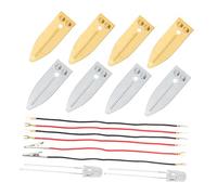 BESPORTBLE Kit Scientifique Batterie Fruits avec Électrodes à Branchement Expérience Énergie Citron pour Garçon Fille Matériel Pédagogique Sûr et Facile à Utiliser
