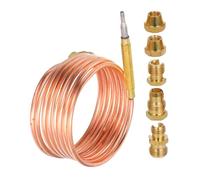 BESPORTBLE Kit Thermocouple Gaz Professionnel avec Raccord pour Protection Extinction Poêle Et Chauffage Capteur Température Précis Installation Facile Et Sécurité