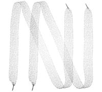 BESPORTBLE Lacets Larges Imprimés Léopard en Polyester 4cm, Résistants Déformation, Adaptés pour Baskets Sportives et Événements Formels
