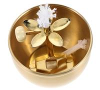 BESPORTBLE Lampe à Huile Bouddhiste Vintage avec Support de Mèche Réglable en Métal Lampe à Pétrole Décorative pour Autel à Beurre Rétro pour Temple et Contemplation Usage Intérieur