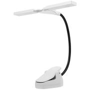 BESPORTBLE Lampe de Lecture LED Rechargeable à Pince, Lumière Musicale Flexible pour Pupitre, Clip Polyvalent pour Piano Droit, Éclairage USB Portable pour Bureau et Couleur Aléatoire