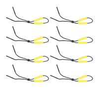 BESPORTBLE Lanière Réglable Flottante 8 Pièces pour Lunettes de Natation | Polyester et Mousse, Maintien Stable pour Activités Aquatiques, Cordon Ajustable, Limite la Perte