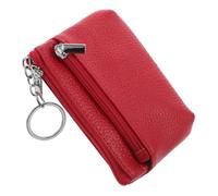 BESPORTBLE Leather Wallet for Women with Keychain Front Pocket Compact Card Holder Coin Pouch and Cash Organizer Minimalist Money Purse for Daily Use