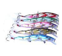 BESPORTBLE Leurre Rose 5cm 15, 11, 7g Pêche de Plastique Poisson | Pêche en Mer, Accessoire pour Passionnés et Compétiteurs, Format Compact