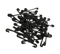 BESPORTBLE Liens Végétaux pour Vignes Clips Jardin 50 Pièces en Plastique Solide Fixation pour Plantes Grimpantes en Extérieur Outils De Jardin Résistants à La Corrosion