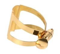 BESPORTBLE Ligature Laiton pour Saxophone Alto Fixation Robuste et pour Bec Stabilisateur de Bouche Instrument Installation Rapide et Ajustement Précis