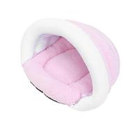 BESPORTBLE Lit De Chat Chat Lit Confortable pour Chien Nid Matelas Teckel Peluches Jouets Animal De Compagnie Chien Peluche Osier Jouets pour Chiots Rose
